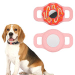 Colar Donut para Animal de Estimação Capa de Silicone Anti-riscos e Anti-choques para AirTag 2ª Geração / AirTag 1ª Geração, 1, 2