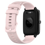 19mm Silicone Plaid Watch Band, For ID205 / Willful SW021