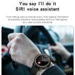 Smartwatch A60 com ecrã IPS HD de 1,32 polegadas, Suporta Chamadas Bluetooth/Monitorização da Pressão Arterial