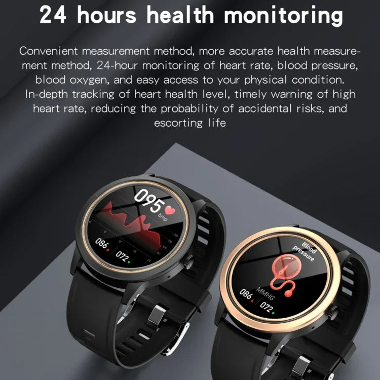 Smartwatch A60 com ecrã IPS HD de 1,32 polegadas, Suporta Chamadas Bluetooth/Monitorização da Pressão Arterial