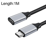 Cabo de Extensão de Transmissão de Dados e Carregamento USB-C / Type-C Macho para Fêmea 10Gbps, 25cm, 50cm, 1m, 2m