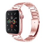 Correia de Relógio em Aço Inoxidável para Cintura Pequena para Apple Watch Series, 7 41mm / 6&SE&5&4 40mm / 3&2&1 38mm, 7 45mm / 6&SE&5&4 44mm / 3&2&1 42mm