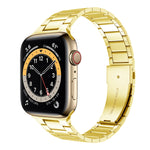 Correia de Relógio em Aço Inoxidável para Cintura Pequena para Apple Watch Series, 7 41mm / 6&SE&5&4 40mm / 3&2&1 38mm, 7 45mm / 6&SE&5&4 44mm / 3&2&1 42mm