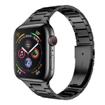 Correia de Relógio em Aço Inoxidável para Cintura Pequena para Apple Watch Series, 7 41mm / 6&SE&5&4 40mm / 3&2&1 38mm, 7 45mm / 6&SE&5&4 44mm / 3&2&1 42mm