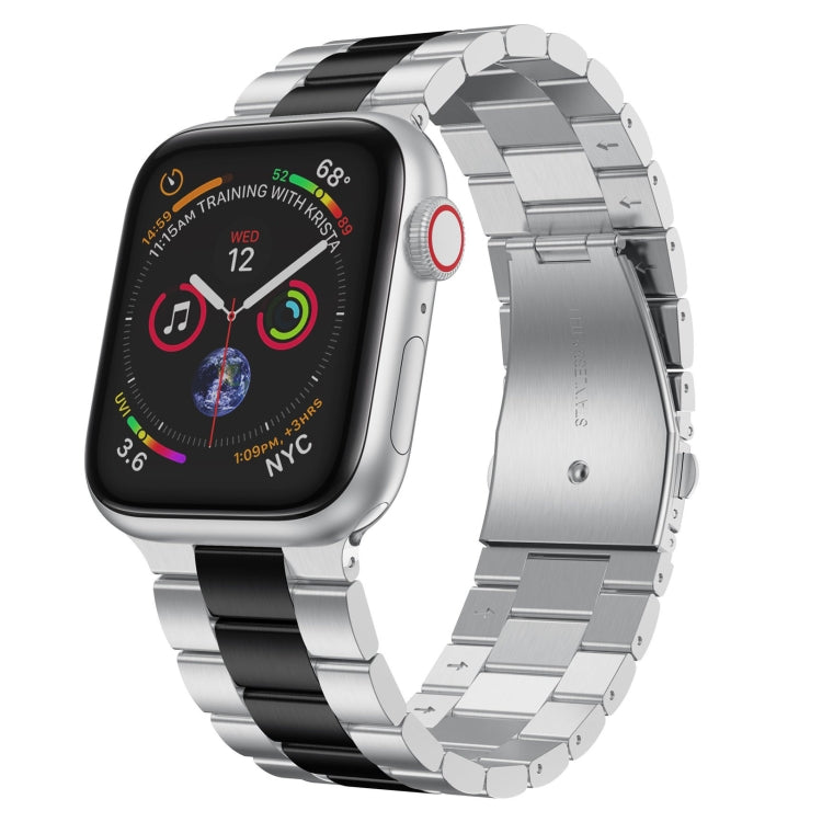 Correia de Relógio em Aço Inoxidável para Cintura Pequena para Apple Watch Series, 7 41mm / 6&SE&5&4 40mm / 3&2&1 38mm, 7 45mm / 6&SE&5&4 44mm / 3&2&1 42mm
