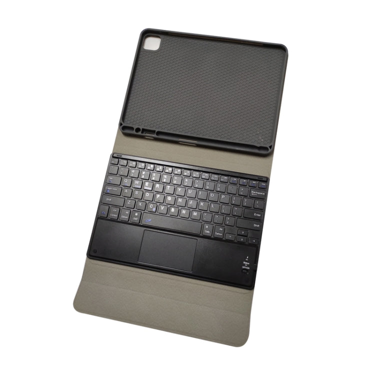 Teclado Bluetooth com Touch Destacável TPU Flip Horizontal Capa de Couro para iPad Pro 11 2020 / 2018 com Suporte e Suporte para Caneta, RK11C