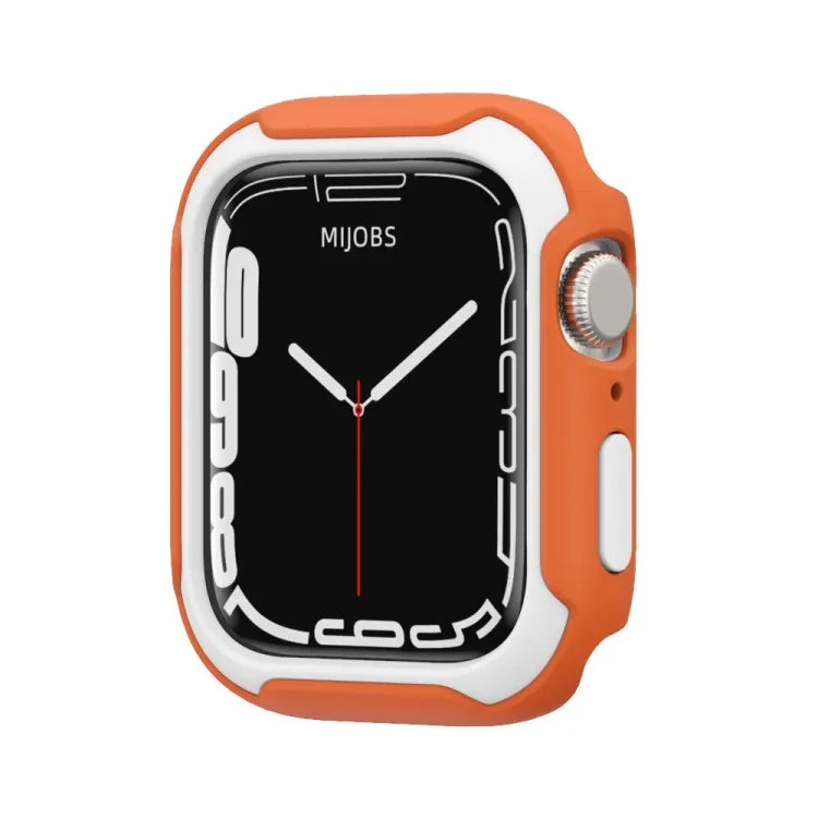 Capa de Relógio Bicolor Destacável para Apple Watch Series, 7 41mm / 6&SE&5&4 40mm, 7 45mm / 6&SE&5&4 44mm