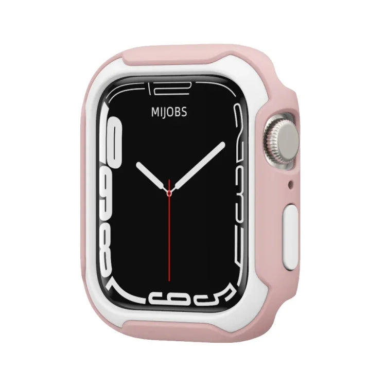 Detachable Two-color Watch Case For Apple Watch Series, 7 41mm / 6&SE&5&4 40mm, 7 45mm / 6&SE&5&4 44mm