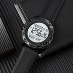 Relógio Eletrónico à Prova de Água SKMEI 1872 com Correia PU e Fivela em Aço Inoxidável, Branco, Preto