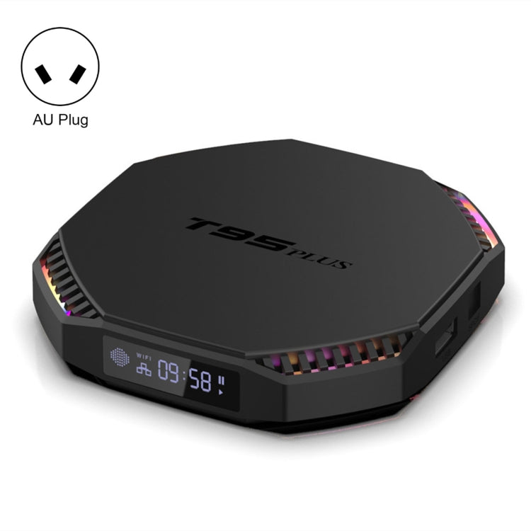 T95 Plus RK3566 Caixa TV Inteligente com Duplo Wifi Bluetooth, 4GB+32GB, 8GB+64GB, 8GB+128GB