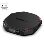 T95 Plus RK3566 Caixa TV Inteligente com Duplo Wifi Bluetooth, 4GB+32GB, 8GB+64GB, 8GB+128GB