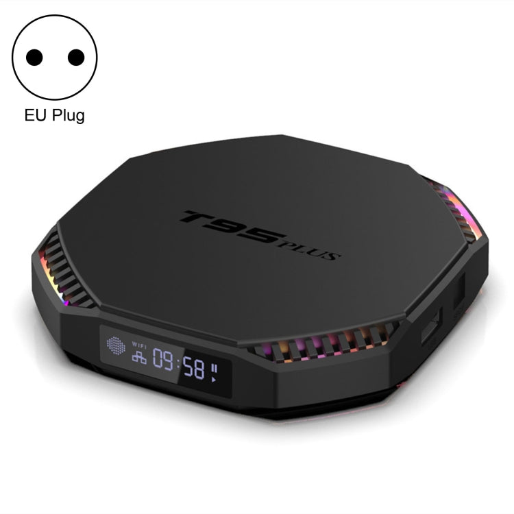 T95 Plus RK3566 Caixa TV Inteligente com Duplo Wifi Bluetooth, 4GB+32GB, 8GB+64GB, 8GB+128GB