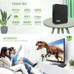 Caixa TV Inteligente Tanix W2 Amlogic S905 Quad Core, 2G+16G, 2G+16G com Duplo Wifi/BT, 4G+32G com Duplo Wifi/BT, 4G+64G com Duplo Wifi/BT