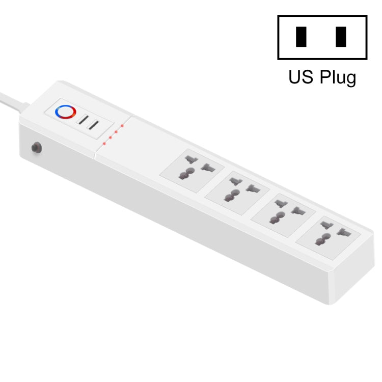 Regua de Energia Inteligente SM-SO306-M com 4 Orifícios + 2 USB, ZigBee 10A, ZigBee 16A, WiFi 10A, WiFi 16A