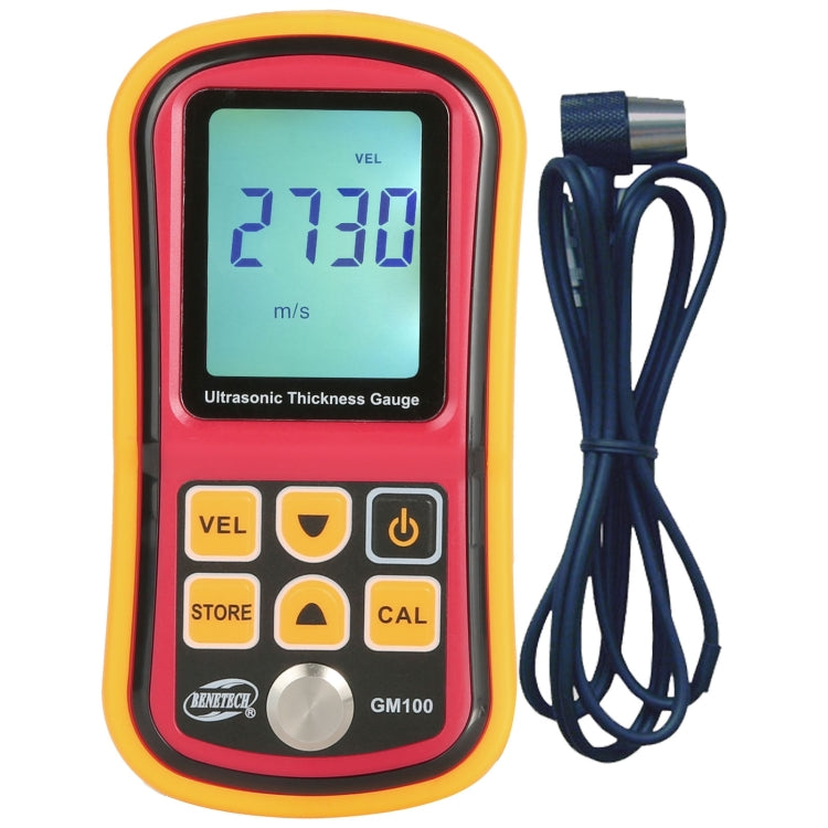 Medidor Ultrassónico de Espessura BENETECH GM-100, Velocidade 1.2~225mm, GM-100 (Versão Caixa de Alumínio)