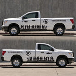 2 PCS/Set D-84 Old Soldiers Pattern Car Modified Decorative Sticker, D-84