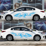 2 PCS/Set D-418 Dragon Totem Tribe Pattern Car Modified Decorative Sticker, D-418