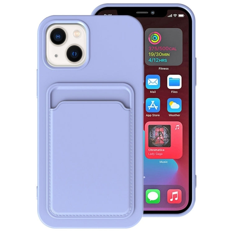 TPU + Flannel Lining Card Slots Phone Case, For iPhone 14 Pro Max, For iPhone 14 Pro, For iPhone 14 Plus, For iPhone 14