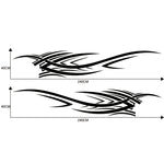 2 PCS/Set D-503 Totem Pattern Car Modified Decorative Sticker, D-503