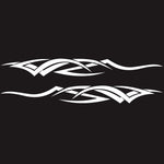 2 PCS/Set D-731 Totem Pattern Car Modified Decorative Sticker, D-731