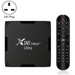 H96 Max+ Ultra 4GB+64GB Amlogic S905X4 Caixa TV Inteligente 8K Android 11.0 Media Player, 4GB+64GB, Ficha AU, 4GB+64GB, Ficha EU, 4GB+64GB, Ficha US, 4GB+64GB, Ficha UK