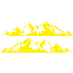 2 PCS/Set D-750 Mountain Pattern Car Modified Decorative Sticker, D-750