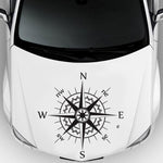 D-863 Compass Pattern Car Modified Decorative Sticker, D-863
