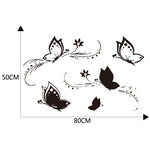D-907 Butterflies Pattern Car Modified Decorative Sticker, D-907