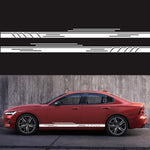 2 PCS/Set D-932 Stripe Pattern Car Modified Decorative Sticker, D-932