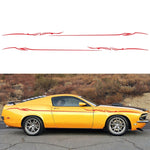 2 PCS/Set D-933 Lightning Pattern Car Modified Decorative Sticker, D-933