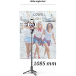 Luz de Preenchimento Destacável com Controlo Remoto Bluetooth L12D Tripé Bastão Selfie Suporte para Telemóvel, L12D