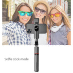 Luz de Preenchimento Destacável com Controlo Remoto Bluetooth L12D Tripé Bastão Selfie Suporte para Telemóvel, L12D
