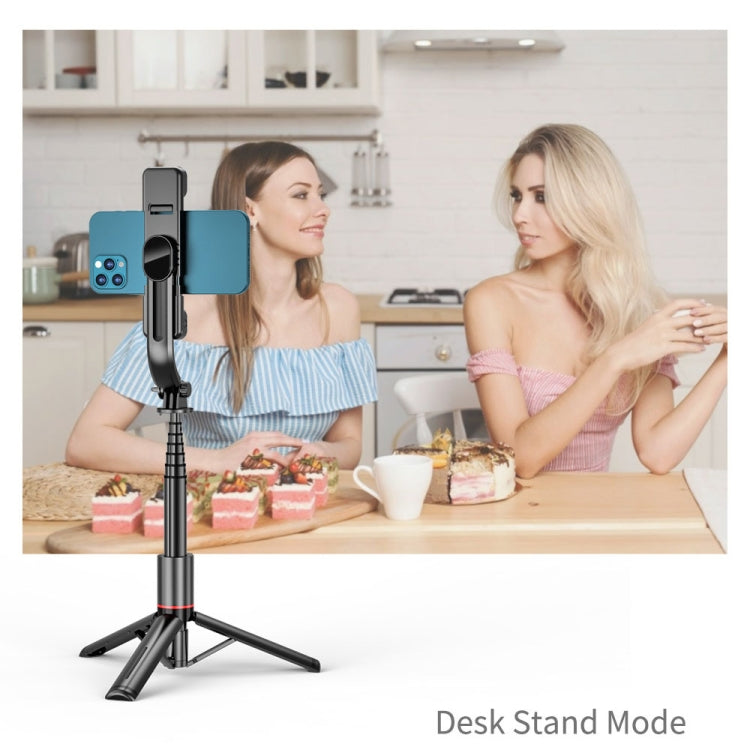 Luz de Preenchimento Destacável com Controlo Remoto Bluetooth L12D Tripé Bastão Selfie Suporte para Telemóvel, L12D