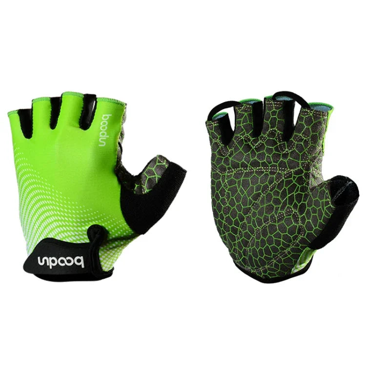Luvas de Silicone BOODUN 1096 para Fitness e Desporto, Antiderrapantes, Resistentes ao Desgaste e Respiráveis, S, M, XL
