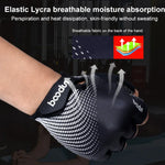 Luvas de Silicone BOODUN 1096 para Fitness e Desporto, Antiderrapantes, Resistentes ao Desgaste e Respiráveis, S, M, XL