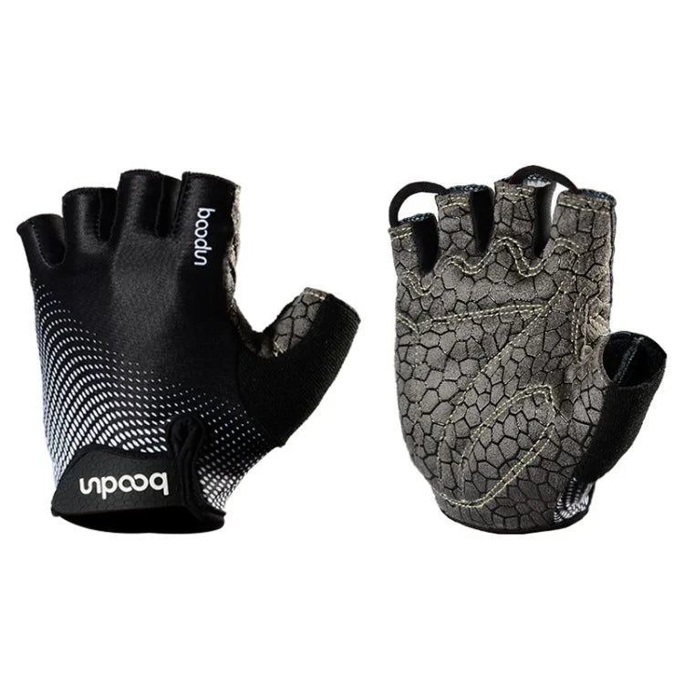 Luvas de Silicone BOODUN 1096 para Fitness e Desporto, Antiderrapantes, Resistentes ao Desgaste e Respiráveis, S, M, XL