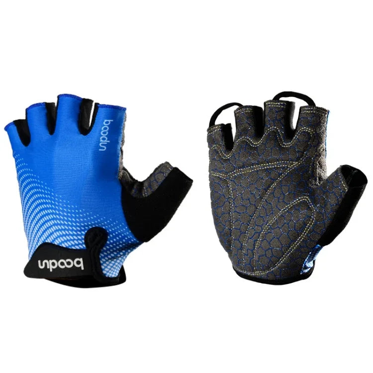 Luvas de Silicone BOODUN 1096 para Fitness e Desporto, Antiderrapantes, Resistentes ao Desgaste e Respiráveis, S, M, XL