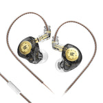 KZ-EDX PRO Auscultadores desportivos HiFi dinâmicos intra-auriculares, com microfone, sem microfone