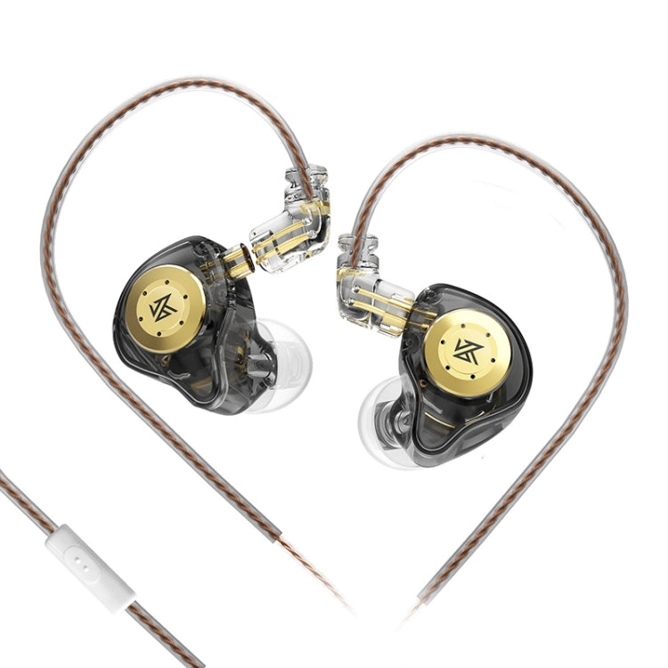 KZ-EDX PRO Auscultadores desportivos HiFi dinâmicos intra-auriculares, com microfone, sem microfone