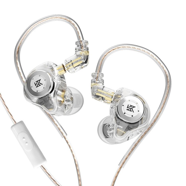 KZ-EDX PRO Auscultadores desportivos HiFi dinâmicos intra-auriculares, com microfone, sem microfone