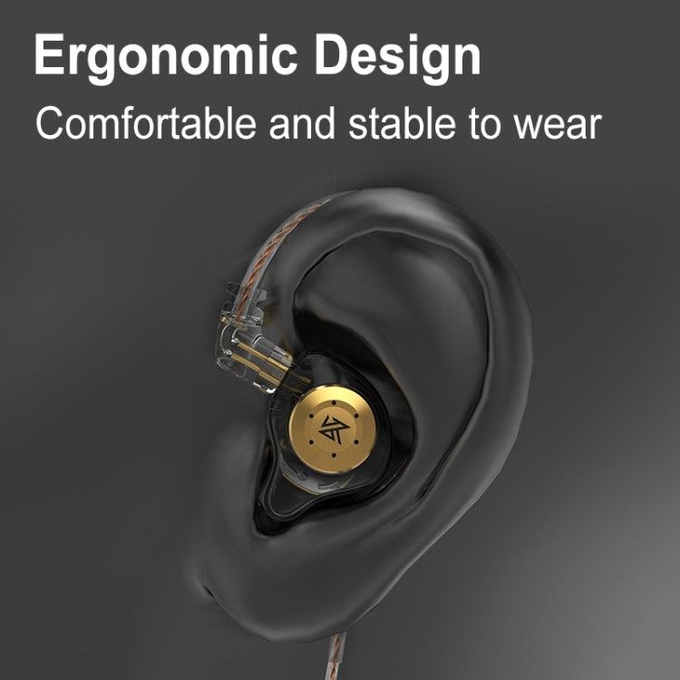 KZ-EDX PRO Auscultadores desportivos HiFi dinâmicos intra-auriculares, com microfone, sem microfone