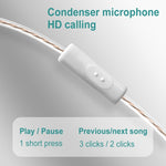 KZ-EDX PRO Auscultadores desportivos HiFi dinâmicos intra-auriculares, com microfone, sem microfone