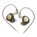 KZ-EDX PRO Auscultadores desportivos HiFi dinâmicos intra-auriculares, com microfone, sem microfone