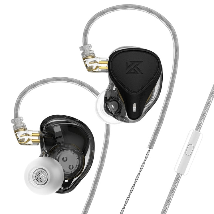 KZ-ZEX PRO Auscultadores híbridos intra-auriculares com bobina eletrostática e ferro, com microfone, sem microfone