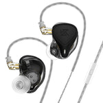 KZ-ZEX PRO Auscultadores híbridos intra-auriculares com bobina eletrostática e ferro, com microfone, sem microfone
