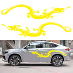 2 PCS/Set D-965 Dragon Pattern Car Modified Decorative Sticker, D-965