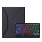 Capa de Couro com Teclado Bluetooth, Retroiluminação e Slot para Caneta Z11BS, para iPad Pro 11 2021/2020/2018, para iPad Air 11 2025 / 2024 / Air 5 / Air 4, para iPad 10.2 2021/2020/2019