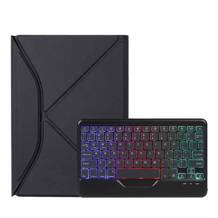 Capa de Couro com Teclado Bluetooth, Retroiluminação e Slot para Caneta Z11BS, para iPad Pro 11 2021/2020/2018, para iPad Air 11 2025 / 2024 / Air 5 / Air 4, para iPad 10.2 2021/2020/2019