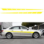2 PCS/Set D-970 Checkered Flag Pattern Car Modified Decorative Sticker, D-970
