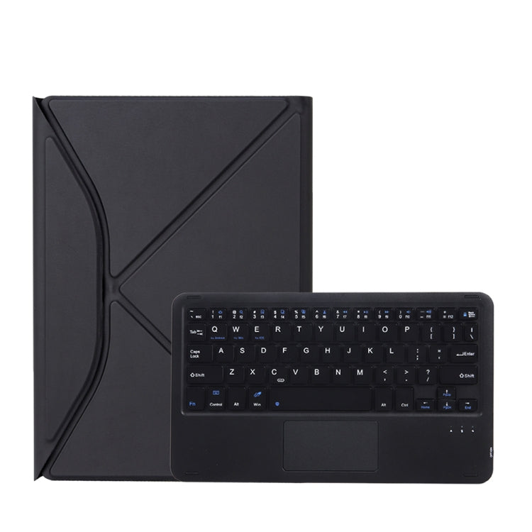 Capa de Couro com Teclado Bluetooth, Touchpad e Slot para Caneta Z11B-A, para iPad Pro 11 2021/2020/2018, para iPad Air 11 2025 / 2024 / Air 5 / Air 4, para iPad 10.2 2021/2020/2019